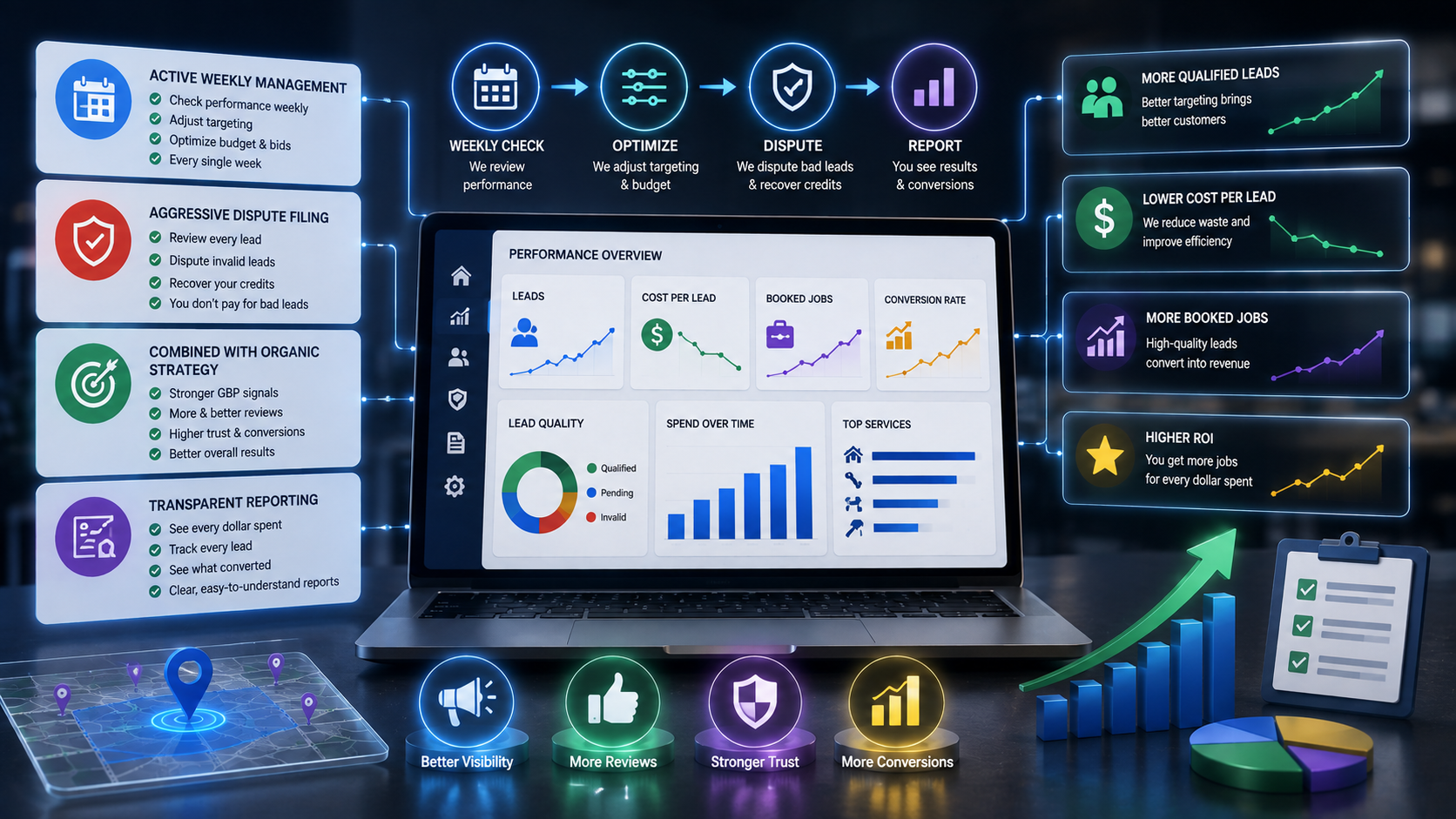 We Manage LSA Weekly, Not Set-and-Forget